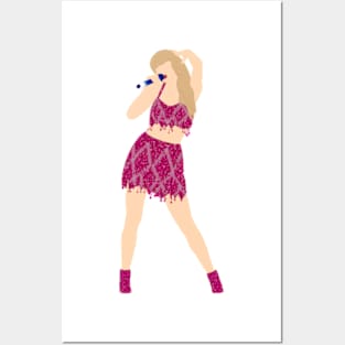 1989 Eras Pink Set Posters and Art